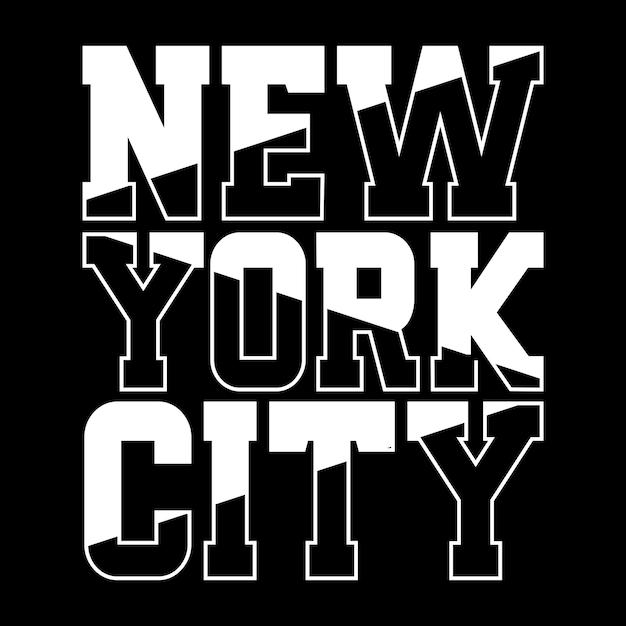 Diseño de camisetas de la ciudad de Nueva York