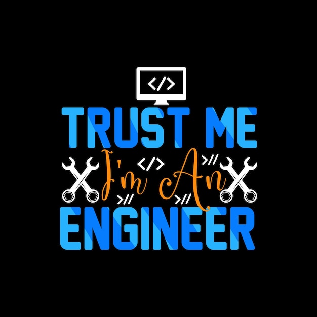 Diseño de camisetas de computadora, tipografía de ingeniero informático, ilustración vectorial