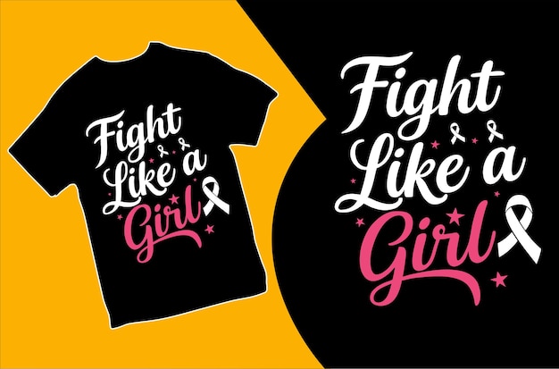 Diseño de camisetas de concienciación sobre el cáncer de mama Diseño de Camisetas de cáncer de mama