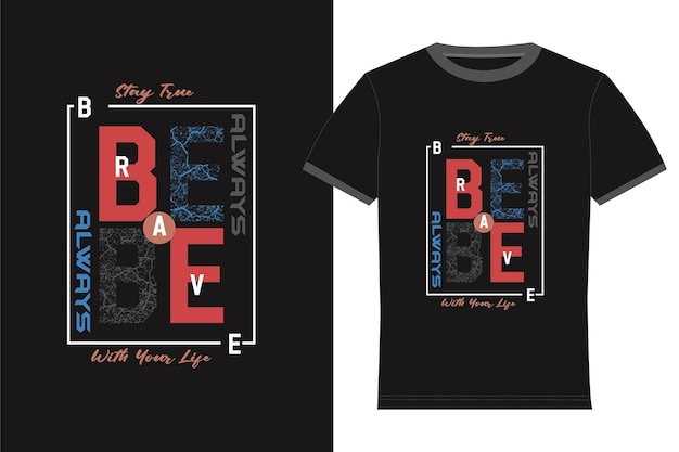 Diseño de camisetas Creative Premium Modern Typography para hombres y niños Diseño de serigrafía