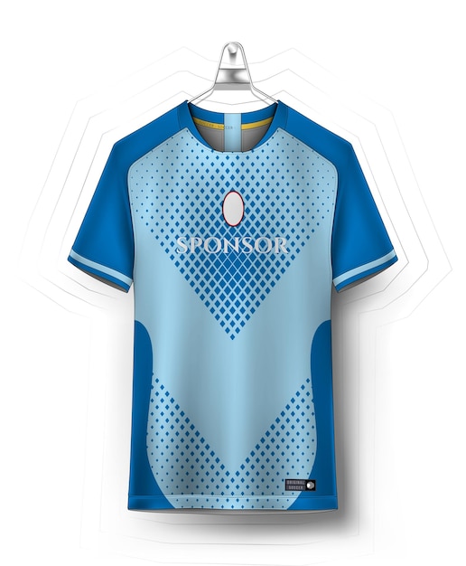 diseño de camisetas deportivas de camiseta de fútbol vectorial