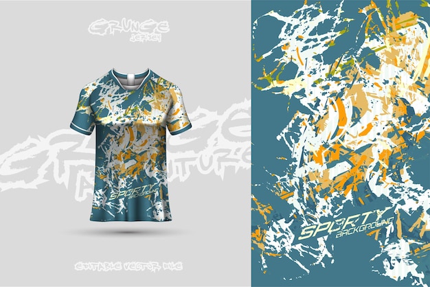 Diseño de camisetas deportivas para carreras de fútbol, camisetas de juegos, diseño de envoltura de carteles de fondo, etc.