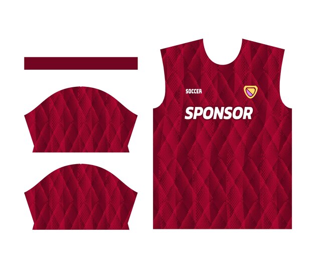 Diseño de camisetas deportivas coloridas para sublimación o diseño de kits de fútbol para sublamación