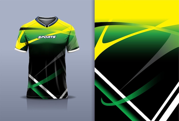 Diseño de camisetas deportivas para equipo de fútbol o cricket listo para impresión por sublimación