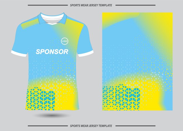 diseño de camisetas deportivas de fútbol para imprimir