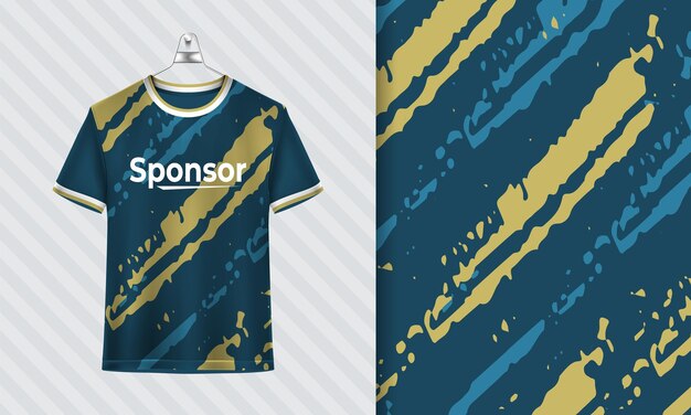 Diseño de camisetas deportivas de fútbol