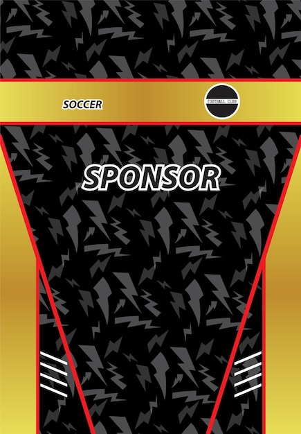 Diseño de camisetas deportivas de fútbol