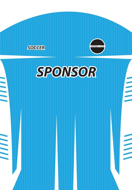 Diseño de camisetas deportivas de fútbol