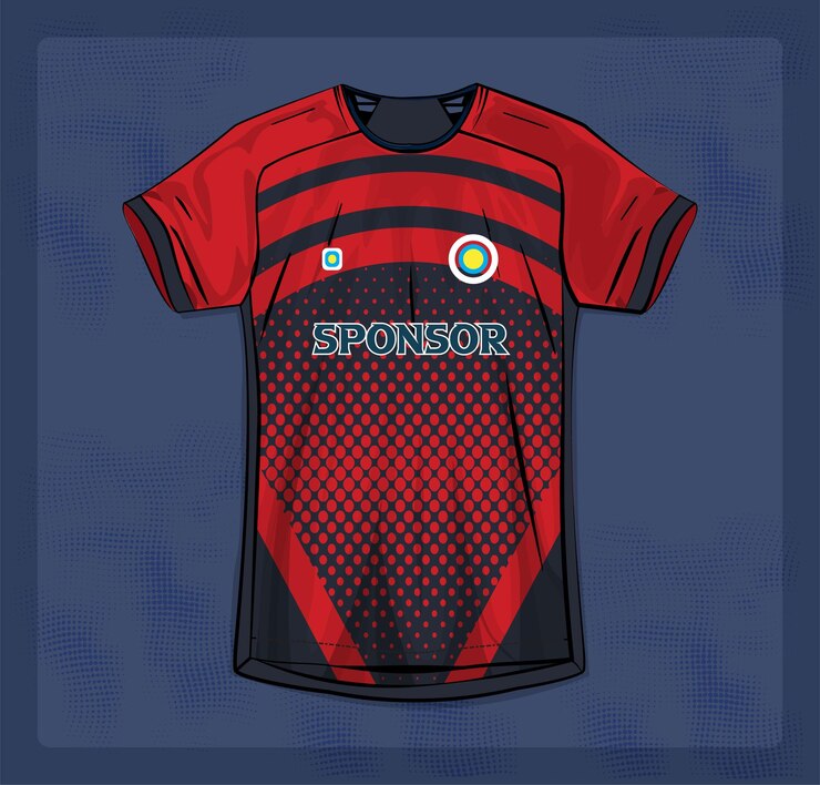 diseño de camisetas deportivas para sublimación o diseño de camisas de fútbol de cricket