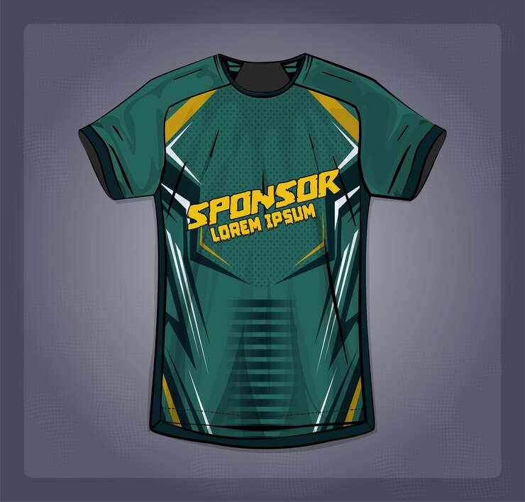 diseño de camisetas deportivas para sublimación o diseño de camisas de fútbol