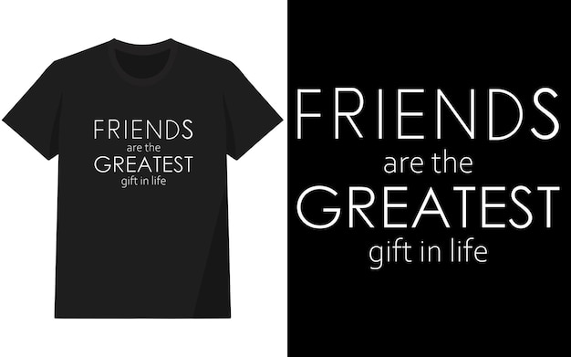 Diseño de camisetas para el día de la amistad diseño de ilustraciones para camisetas y otros usos