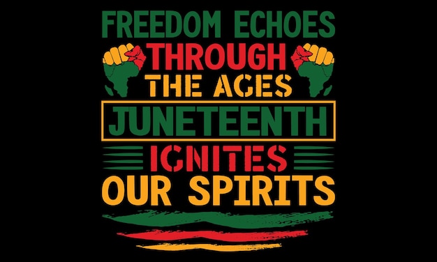 Diseño de camisetas del Día de la Historia Negra Letras a mano citas inspiradoras aisladas en el corte de EPS