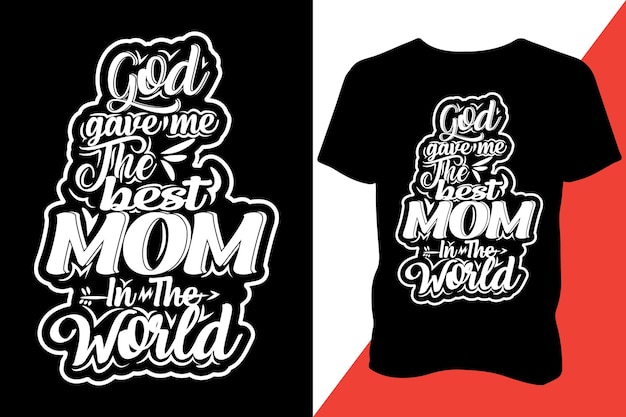 Diseño de camisetas para el día de la madre. Diseño colorido de camisetas para el día de la madre. Camiseta tipografia dia de la madre