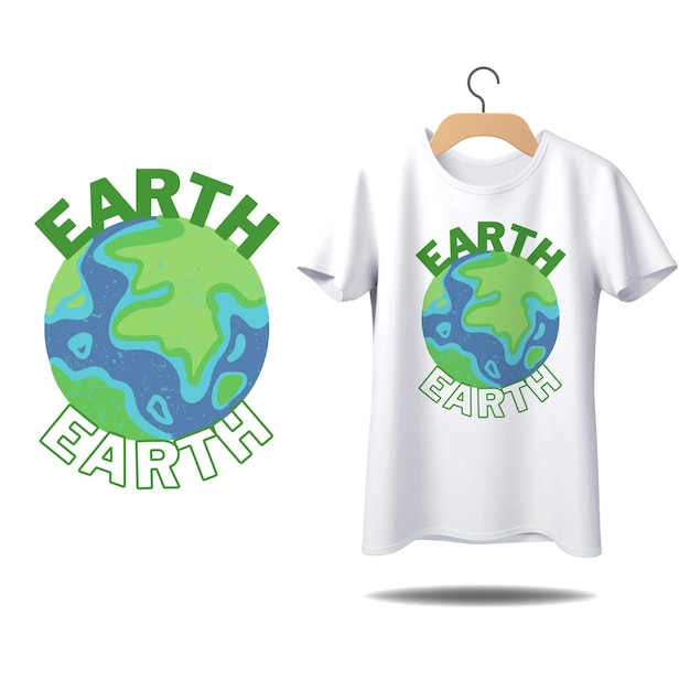 Diseño de camisetas para el Día del Medio Ambiente