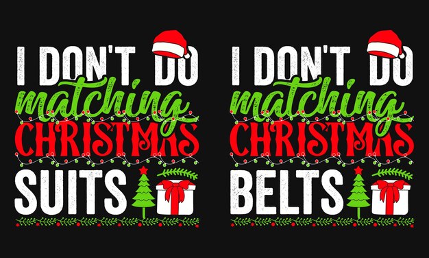 Diseño de camisetas de Feliz Navidad Clipart