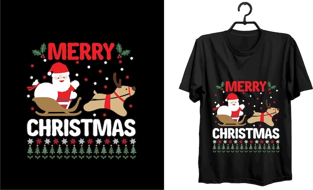 Diseño de camisetas de Feliz Navidad