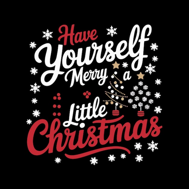 Diseño de camisetas de Feliz Navidad