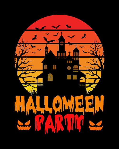 Diseño de camisetas para la fiesta de Halloween