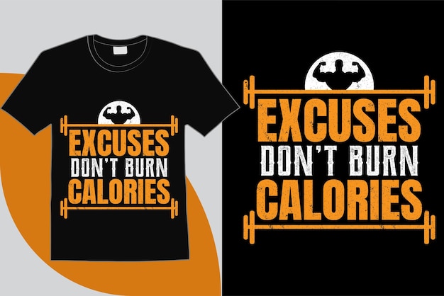 diseño de camisetas de fitness y diseño de camisas vectoriales