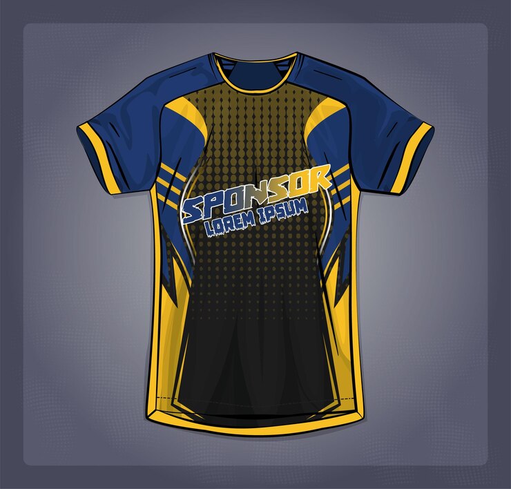 Diseño de camisetas de fútbol para hombres o deportes