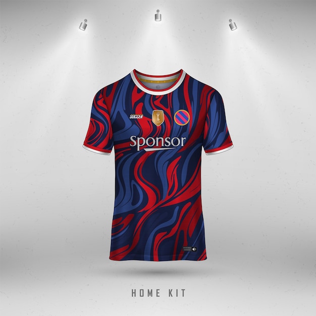 Diseño de camisetas de fútbol para sublimación, diseño de camisetas deportivas.