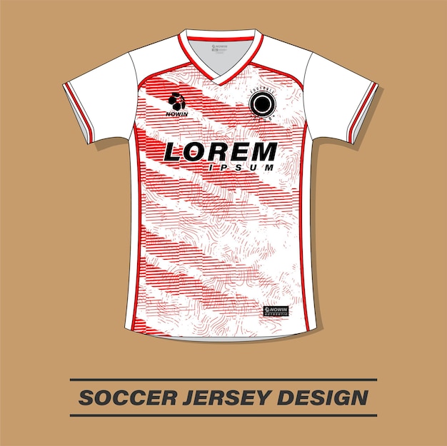 Diseño de camisetas de fútbol para sublimación de impresión