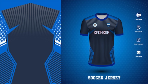 Diseño de camisetas de fútbol para la sublimación o diseño de camisas deportivas para el fútbol de cricket
