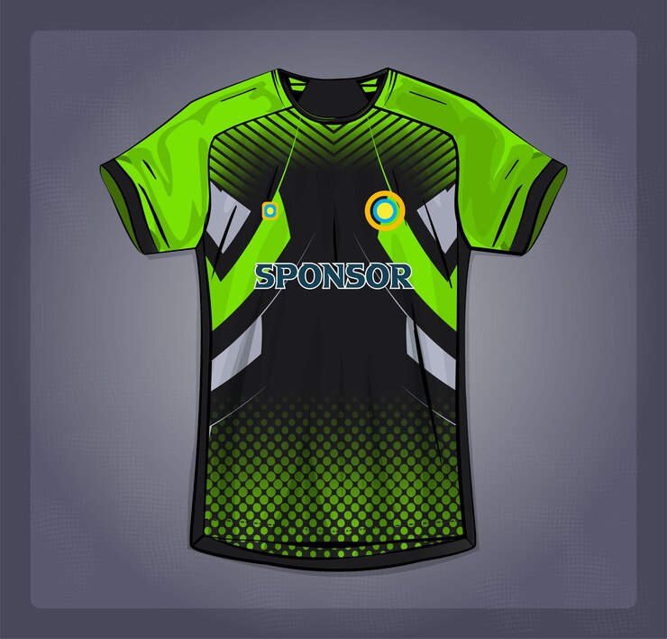 diseño de camisetas de fútbol para sublimación o diseño de camisas deportivas