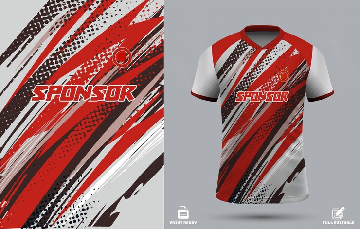 Diseño de camisetas de fútbol para la sublimación o diseño de camisas de fútbol