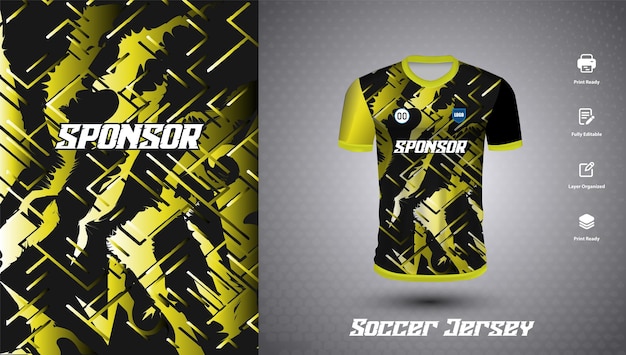 Diseño de camisetas de fútbol para la sublimación o diseño de camisas de fútbol