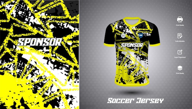 Diseño de camisetas de fútbol para la sublimación o diseño de camisetas deportivas para el cricket