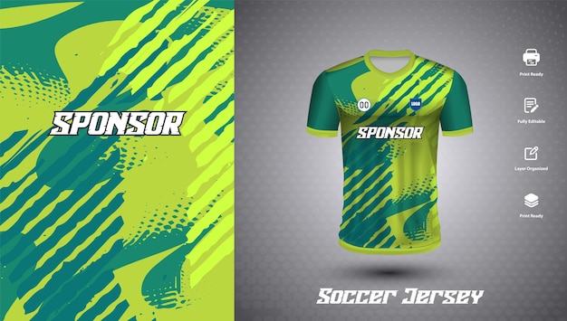 Diseño de camisetas de fútbol para la sublimación o diseño de camisetas deportivas para el cricket