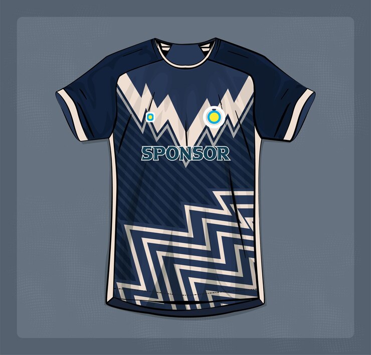 diseño de camisetas de fútbol para sublimación o diseño de camisetas deportivas