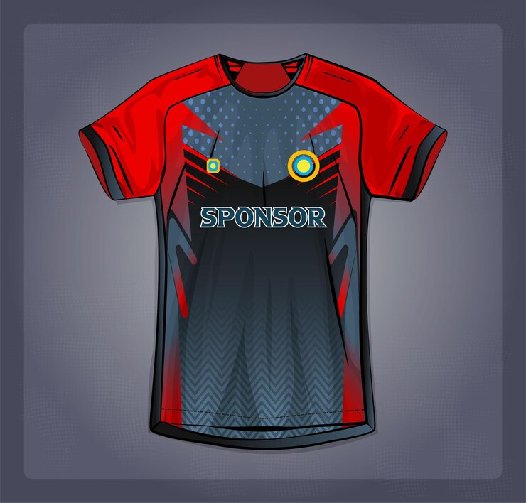 diseño de camisetas de fútbol para sublimación o diseño de camisetas deportivas