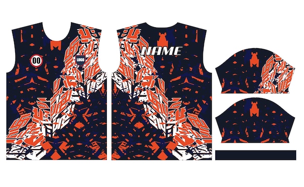 diseño de camisetas de fútbol para la sublimación o diseño de camisetas de fútbol para el cricket para la sublimación