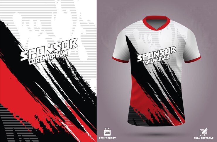 diseño de camisetas de fútbol para sublimación o diseño de camisetas de fútbol