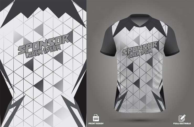 diseño de camisetas de fútbol para sublimación o diseño de camisetas de fútbol