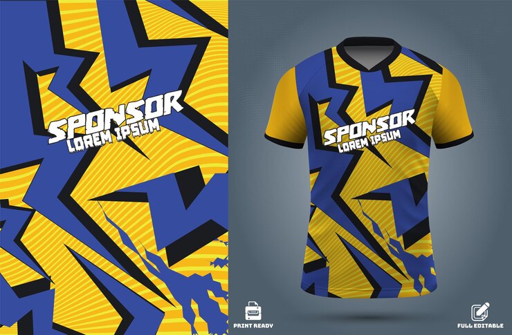 diseño de camisetas de fútbol para sublimación o diseño de camisetas de fútbol