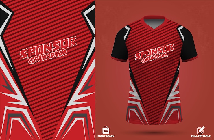 diseño de camisetas de fútbol para sublimación o diseño de camisetas de fútbol