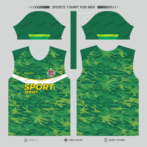 Diseño de camisetas de fútbol para la sublimación