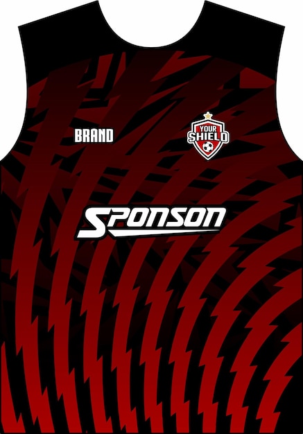 Diseño de camisetas de fútbol para la sublimación