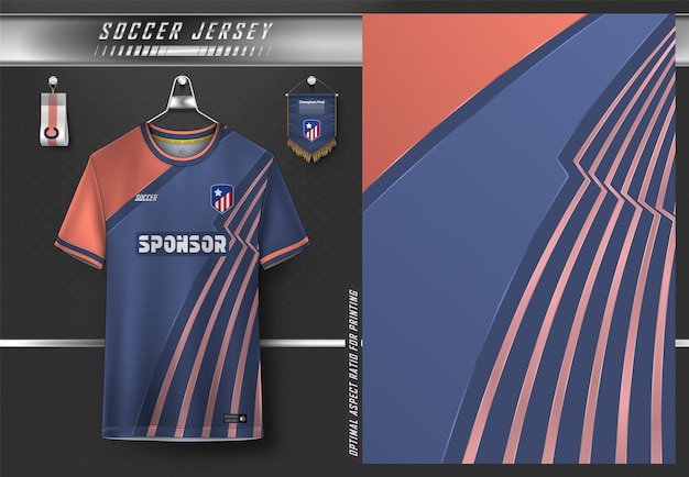 Diseño de camisetas de fútbol para la sublimación