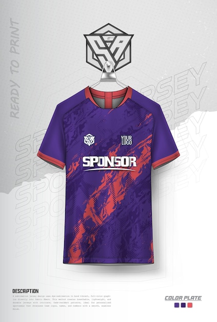 Diseño de camisetas de fútbol sublimadas