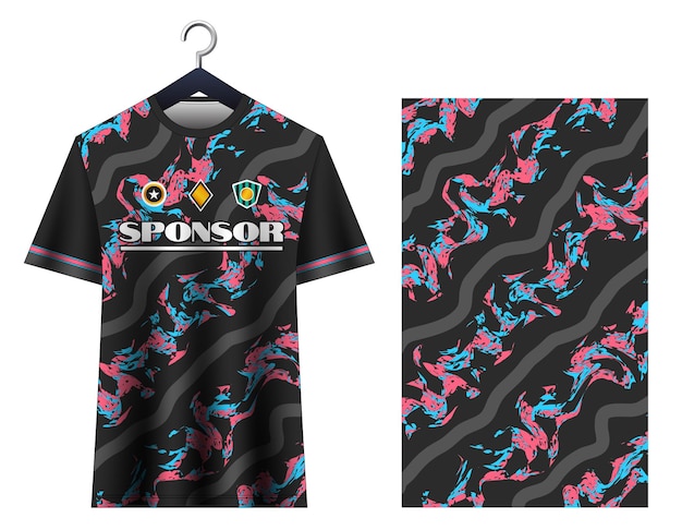 Diseño de camisetas de fútbol uniforme de club de fútbol maqueta de camiseta de fútbol diseño vectorial