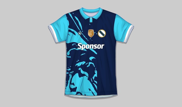 diseño de camisetas de fútbol vectorial para el diseño de camisas deportivas de sublimación