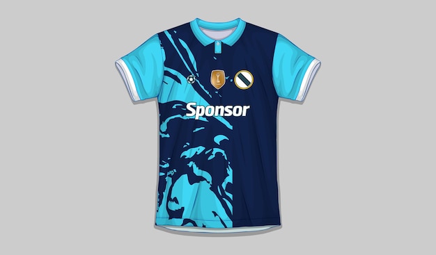 Vector diseño de camisetas de fútbol vectorial para el diseño de camisas deportivas de sublimación