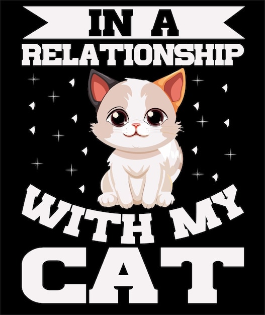 Diseño de camisetas de gato