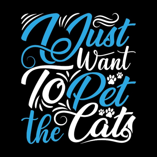 Diseño de camisetas de gato