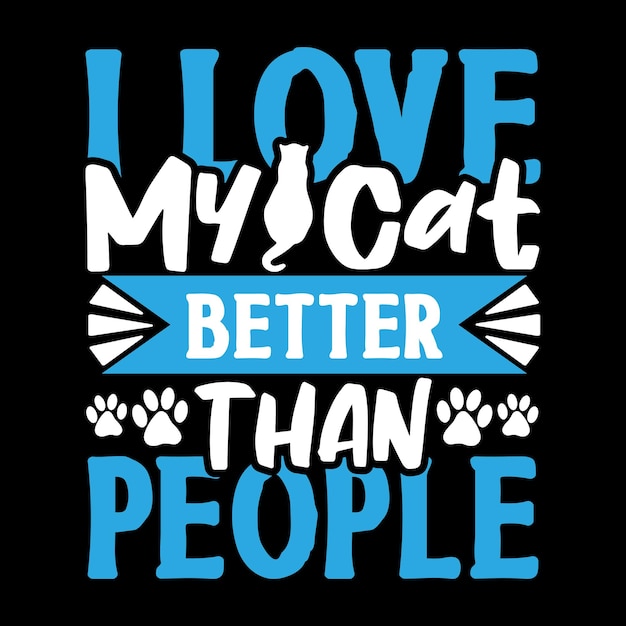 Diseño de camisetas de gato