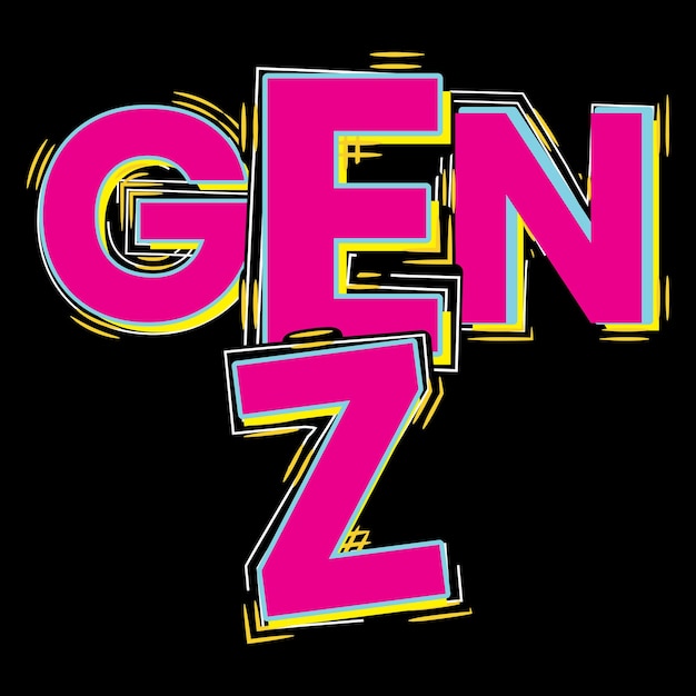 Diseño de camisetas Generación Z Gen Z